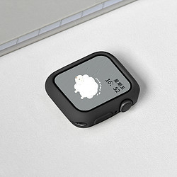 ProBefit 贝菲特 适用applewatch硅胶保护壳S9边框壳iwatchS8/7/6/5/4/se代半包软壳硬壳41mm/45mm苹果手表表带透明防摔保护套