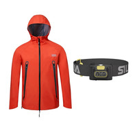 URG ULTRA RUNNER GEARURG Ranger Trailer全天候越野冲锋衣徒步登山穿越滑雪 头灯+橘红 S