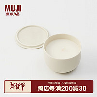 MUJI 無印良品 无印良品（MUJI）香氛蜡烛 香薰 家用室内 奥斯陆松林 60g