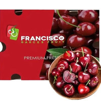 鲜萨帝智利车厘子2JD级2.5斤拍2合并发一箱5斤原箱礼盒装 2.5斤(净重) /原箱 2JD级智利车厘子 单颗28-30mm