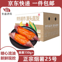壹亩地瓜 山东烟薯25净重5斤单果150g起 新鲜蔬菜 源头直发