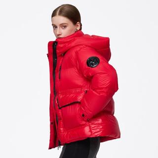 【2024款】厚宽松韩版抽绳蓄暖连帽面包服女式短款羽绒