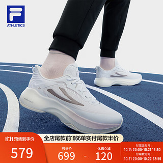 斐乐（FILA）官方跑步鞋女鞋 FLOW 2 轻飞路跑鞋2024冬季新款运动鞋子 -WT