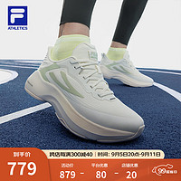 斐乐（FILA）跑步鞋女鞋 FLOW 2 轻飞路跑鞋2024冬季运动鞋子 雪白-SW 35.5