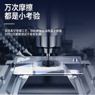 ESCASE【两片】适用vivo X Fold3手机膜fold3Pro钢化膜折叠屏前膜外屏全覆盖超薄防摔玻璃膜抗指纹高清