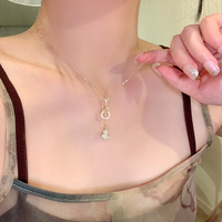 伊黛儿 和田玉葫芦银项链女轻奢锁骨链吊坠新年情人节生日礼物送女友老婆