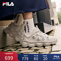 FILA 杨幂同款斐乐官方女鞋豌豆鞋运动鞋2024冬新款休闲鞋厚底老爹鞋 -OM