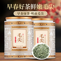 优茗君 毛尖茶叶绿茶 信阳特产 毛尖礼盒装送人送礼 300g 送长辈年货节