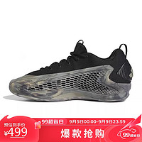 阿迪达斯 （adidas）Ae1low爱德华兹黑灰防滑透气实战耐磨篮球鞋JI4066 黑 42 