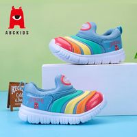 abckids毛毛虫童鞋儿童中小童年秋季透气宝宝防滑机能鞋