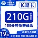 中国联通 长期卡 长期29元月租（200G全国流量+自助激活+支持流量转结） 10元红包