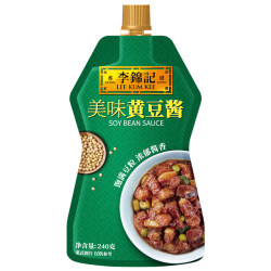 李锦记 美味黄豆酱东北大酱黄酱调味酱调料酱料炸酱面凉拌酱240g