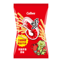 Calbee 泰国进口虾条原味90g休闲零食品小吃膨化虾片薯条