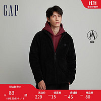 Gap 男女装秋冬款LOGO抱抱绒立领运动卫衣817851休闲上衣