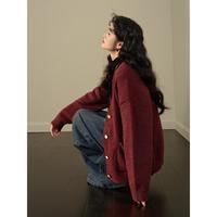 温柔慵懒风毛衣外套女2024秋季软糯奶fufu针织衫开衫