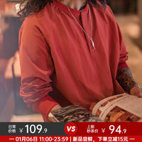 马登 工装 复古棒球领卫衣男TH2407373