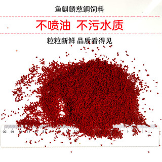 鱼麒麟小型鱼饲料孔雀鱼七彩神仙鱼粮斗鱼热带鱼原生吉罗观赏鱼天使鱼食 原生鱼增色饲料【缓沉】220ml