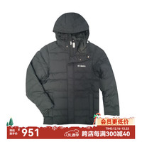 Columbia哥伦比亚羽绒服男24秋冬新款户外拒水抗污保暖链帽羽绒外套WE8928 010 M