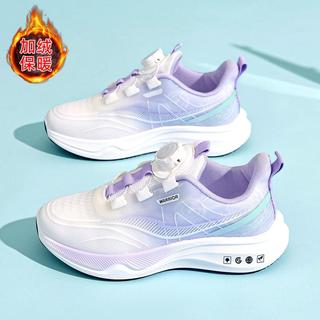 【加绒可选】24秋冬保暖棉鞋旋钮扣运动鞋跑步鞋百搭休闲鞋女鞋
