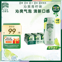 巴黎水perrier氼颂家法国含气矿泉水 【整箱】青柠味250ml*24罐（新）