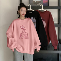 唐狮 | 卫衣女韩版圆领图案印花时尚别致长袖套头卫衣