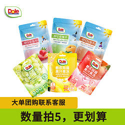 Dole 都乐 【任选5包】Dole都乐草莓干/黄桃干/红杏干/蒟蒻果冻