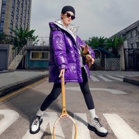 波司登奥莱羽绒服女亮面保暖外套泡芙轻盈B10143114
