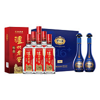 88VIP：洋河梦之蓝M6+52度550ml*2瓶礼盒+泸州老窖特曲52度500ml*6瓶箱装