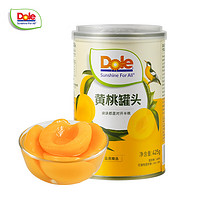 Dole 都乐 黄桃罐头 425g*6 糖水型对切水果罐头