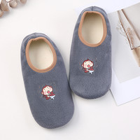 初晶 秋冬加绒加厚成人男女地板袜健身鞋袜子毛绒厚底隔凉保暖大人袜套