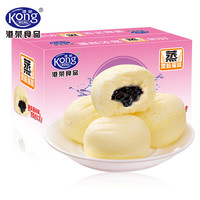 港荣蒸蛋糕蓝莓夹心面包吐司礼盒整箱营养早餐食品零食小吃糕点点心 蓝莓味900g(生产日期12月初) 1箱