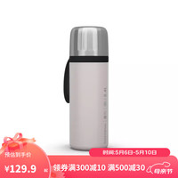 迪卡侬保温杯不锈钢户外徒步旅行水瓶直饮口0.4L月岩灰均码-4271147