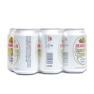 燕京啤酒 10度特制啤酒 燕京小白听 北京顺义生产 330ml*6听 燕京特制 330mL 6罐