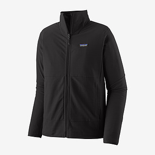 Patagonia 巴塔哥尼亚 男士抓绒衫 R1抓绒衣开衫夹克保暖 TechFace 83581 BLK S