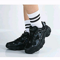 FILA 斐乐 Running MIXR'FM猫爪鞋黑色男女运动休闲鞋1JM02570G001