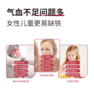 麦治迅（MEDTRITION）富铁软糖儿童女性补气血孕期补铁含叶酸高效补铁