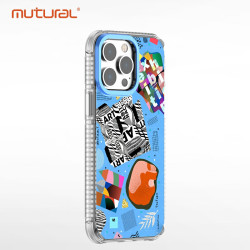 mutural iPhone15 防摔气囊 TPU手机壳 深蓝色