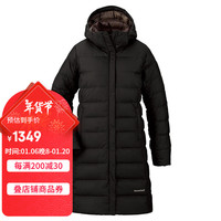 mont·bell 羽绒服女款秋冬保暖800蓬鹅绒连帽可拆中长款大衣外套 1101550