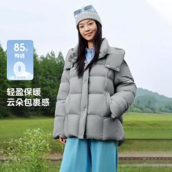 雪中飞 云感轻盈宽松廓形羽绒服2024秋冬保暖简约外套女