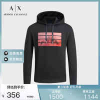 阿玛尼 EMPORIO ARMANIARMANI EXCHANGEAX男装时尚印花连帽套头卫衣