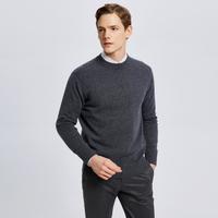 【男士必备】秋冬100%山羊绒圆领百搭男士毛衣羊绒衫