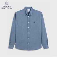 Brooks Brothers 男士24秋冬新牛津纺扣结领logo休闲衬衫