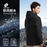 乐途运动外套男款软壳冲锋上衣秋冬加绒保暖户外防泼水防风夹克女