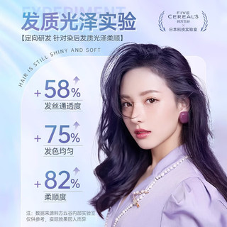  FIVE CEREAL'S/韩方五谷 植物染发剂 染发膏  黑茶色