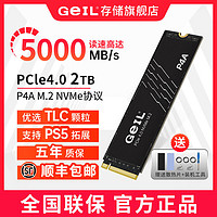 GeIL 金邦 P4A NVMe M.2 SSD固态硬盘 2TB（PCIe 4.0）