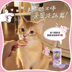 猫咪舌尖上的极致诱惑，美味金勺舔不停！