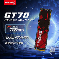 百亿补贴：Great Wall 长城 GT70 2TB SSD固态硬盘M.2 支持PS5 NVMe协议