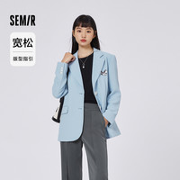 森马休闲西服女季设计感甜酷都市时尚休闲商务通勤外套
