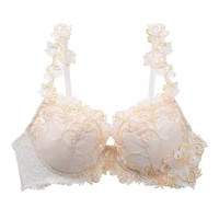 诗萝涵朵 TIAM内衣小胸聚拢显大收副乳防下垂重工刺绣性感文胸女03