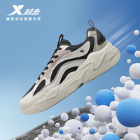 特步（XTEP）男鞋休闲跑鞋2024夏季新款网面透气休闲鞋软底运动鞋徒步旅游鞋子